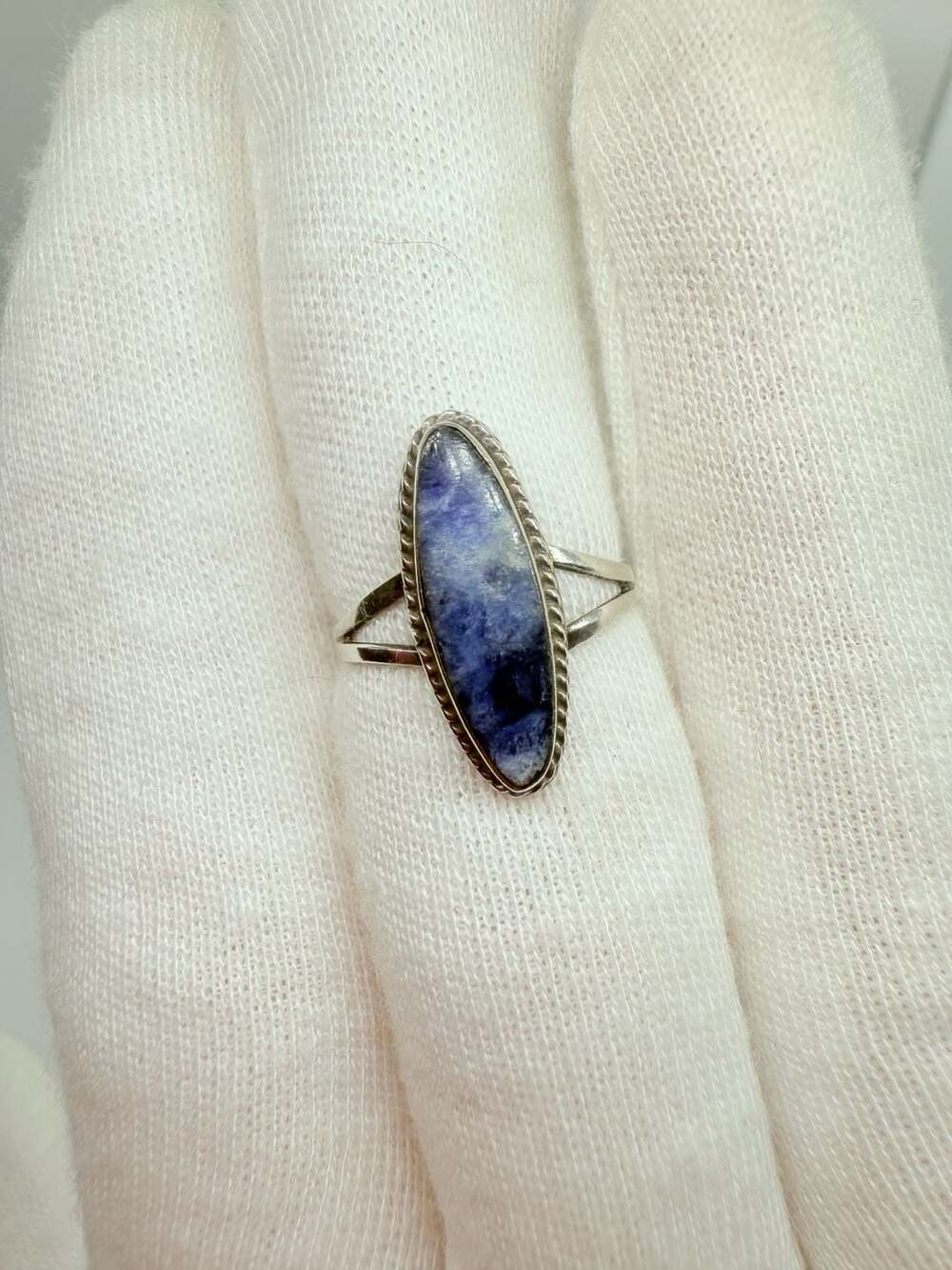 Sterling Silver Ring With Sodalite, Size 4.5– Calypso Jewelry,